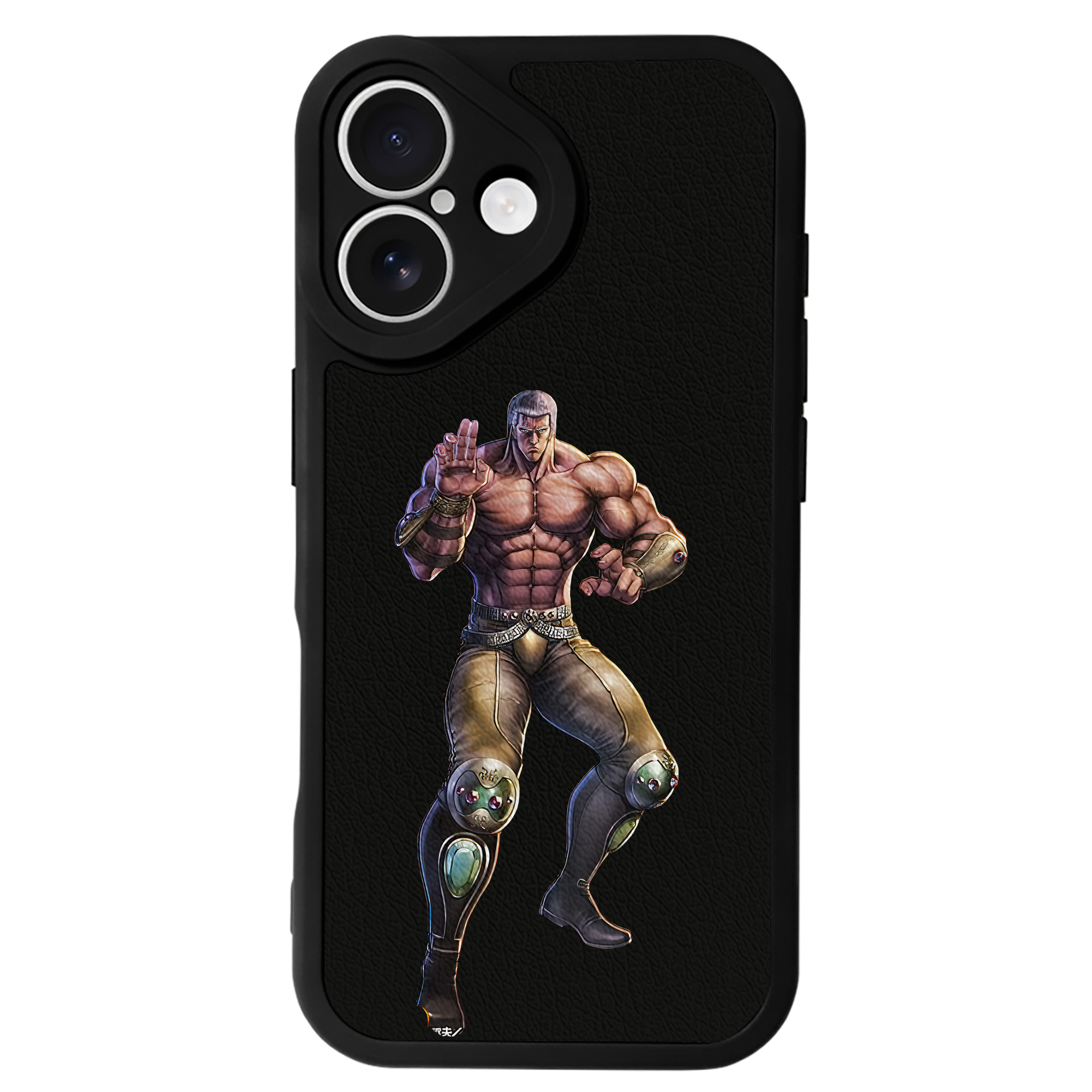 （画像用） 北斗の拳 Fist of the North Star 【iPhone 16シリーズ対応】シリコンスマホケース（レザー調） 材質：シリコン